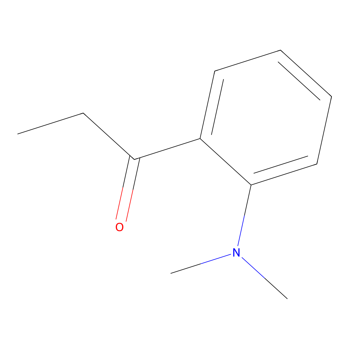 1-[2-(Dimethylamino)phenyl]-1-propanone molecular structure, CAS 156054-88-5
