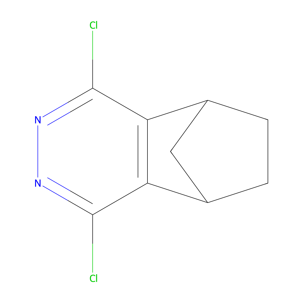 1,4-Dichloro-5,6,7,8-tetrahydro-5,8-methanophthalazine molecular structure, CAS 1560642-75-2