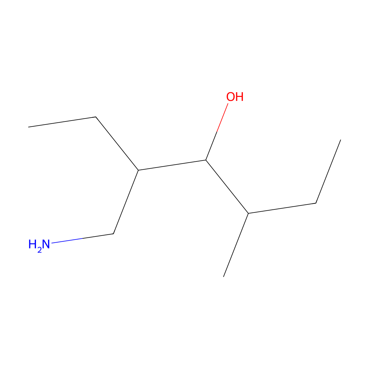 3-(Aminomethyl)-5-methylheptan-4-ol molecular structure, CAS 1560820-18-9