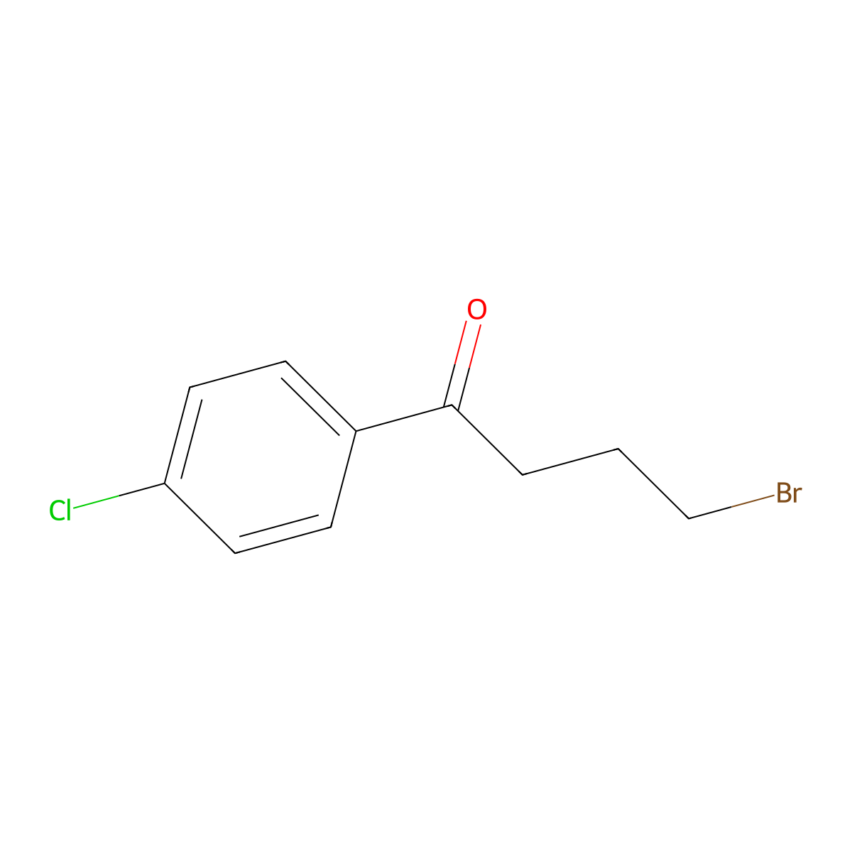 4-Bromo-1-(4-chlorophenyl)butan-1-one molecular structure, CAS 156092-12-5