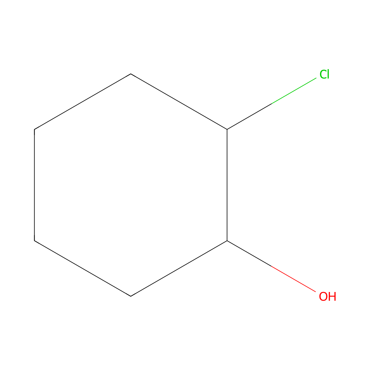 2-Chlorocyclohexanol molecular structure, CAS 1561-86-0