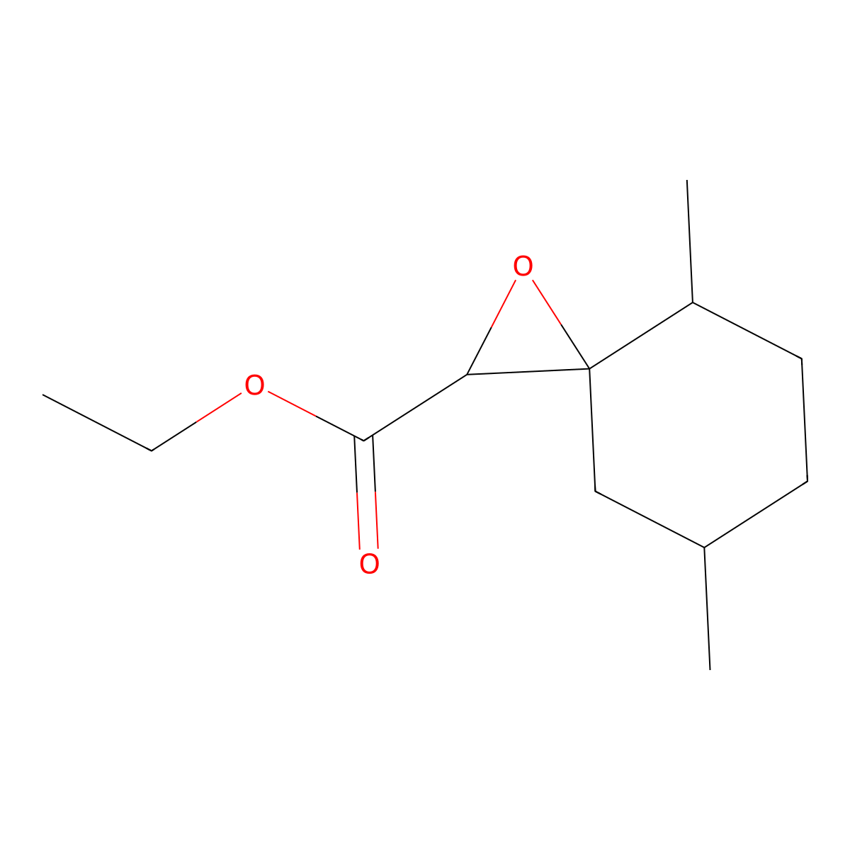 Ethyl 4,7-dimethyl-1-oxaspiro[2.5]octane-2-carboxylate molecular structure, CAS 1561041-62-0