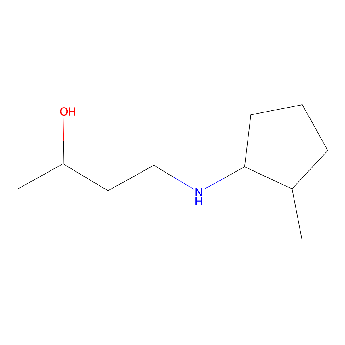 4-[(2-Methylcyclopentyl)amino]butan-2-ol molecular structure, CAS 1561053-09-5