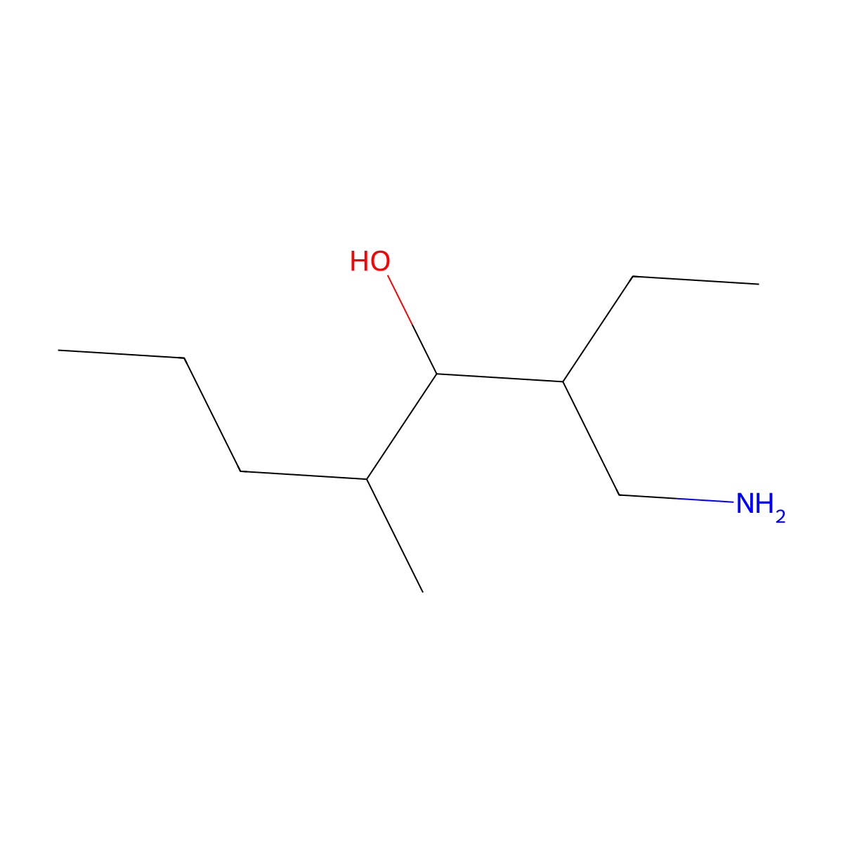3-(Aminomethyl)-5-methyloctan-4-ol molecular structure, CAS 1561108-10-8
