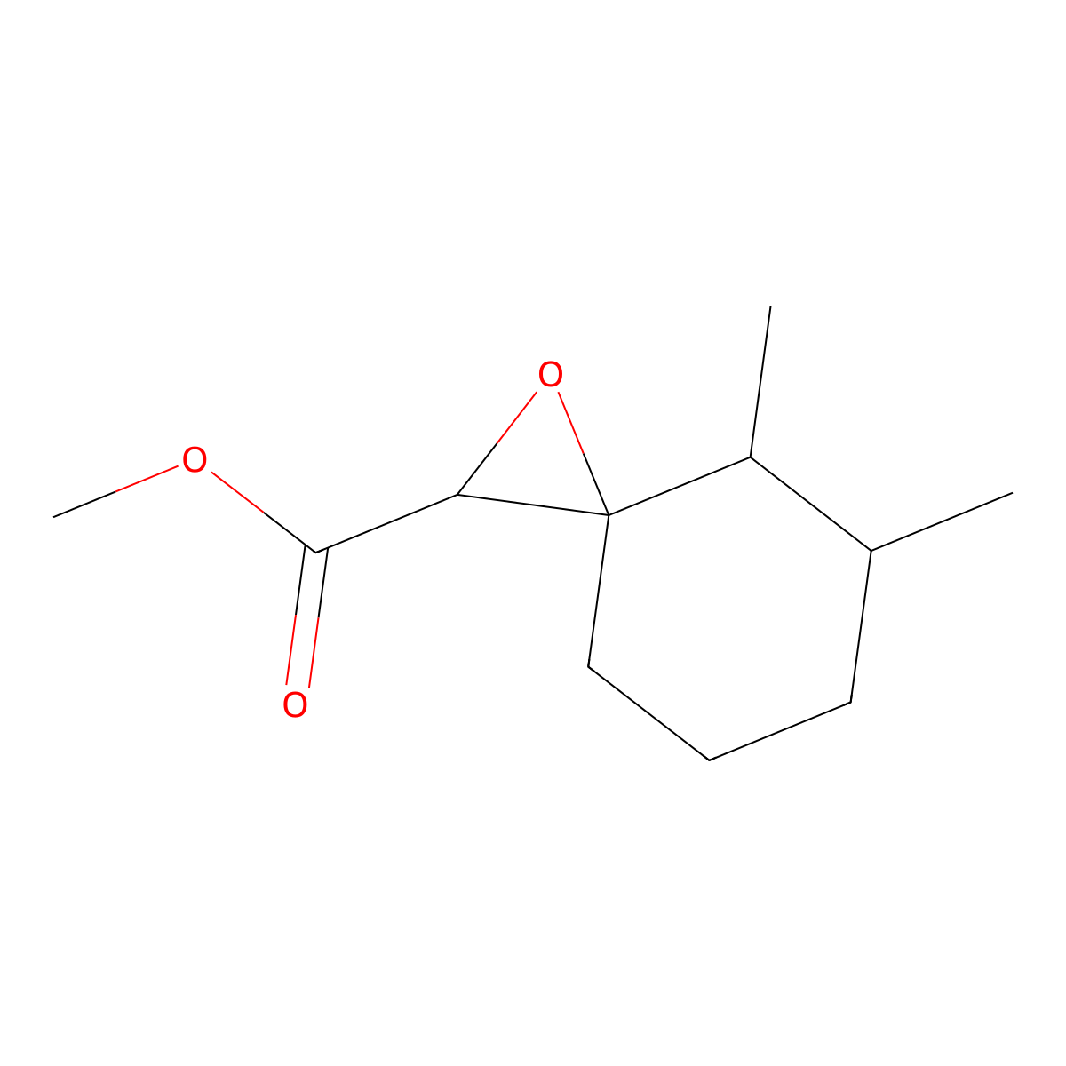 Methyl 4,5-dimethyl-1-oxaspiro[2.5]octane-2-carboxylate molecular structure, CAS 1561270-52-7