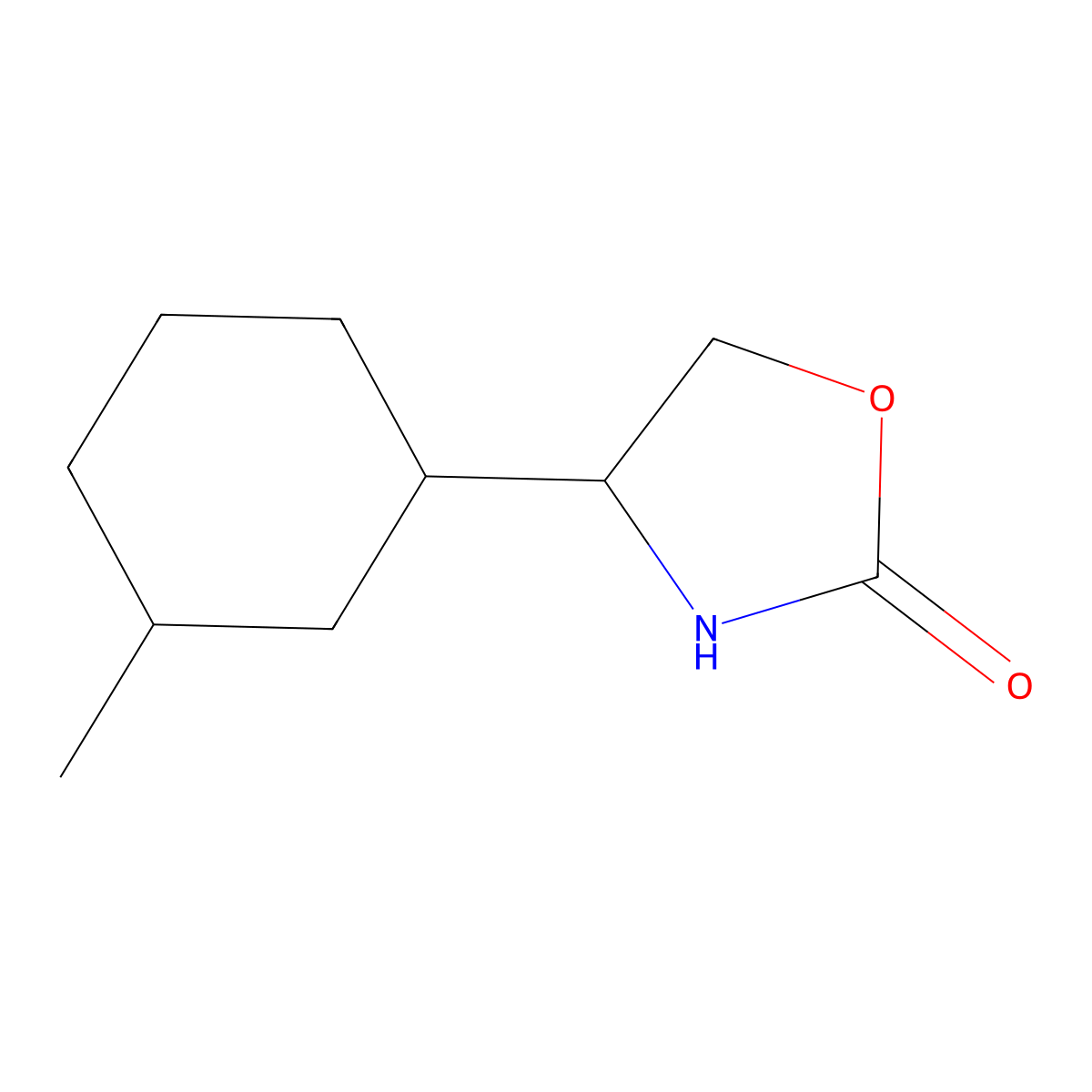 4-(3-Methylcyclohexyl)-1,3-oxazolidin-2-one molecular structure, CAS 1561375-63-0
