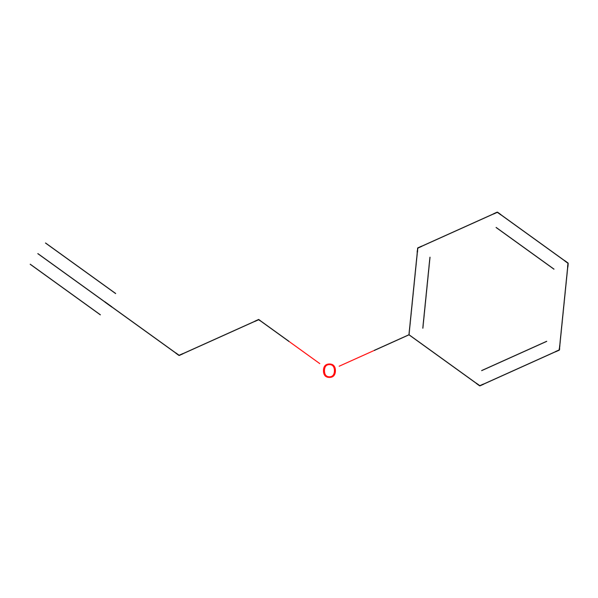 (But-3-yn-1-yloxy)benzene molecular structure, CAS 156146-14-4
