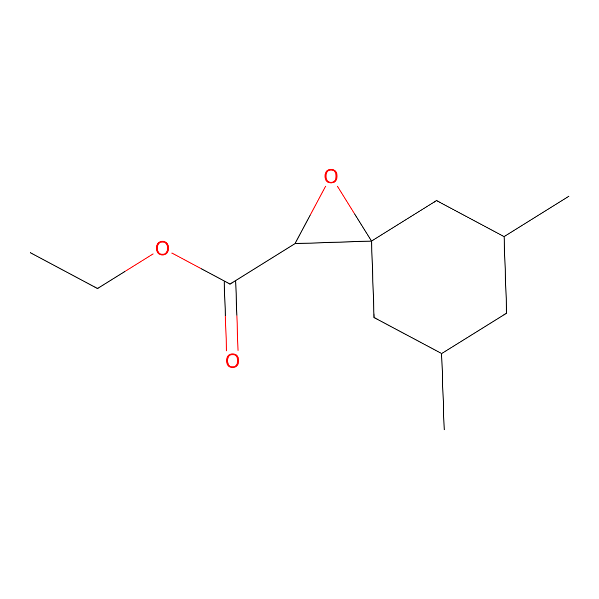 Ethyl 5,7-dimethyl-1-oxaspiro[2.5]octane-2-carboxylate molecular structure, CAS 1561483-17-7