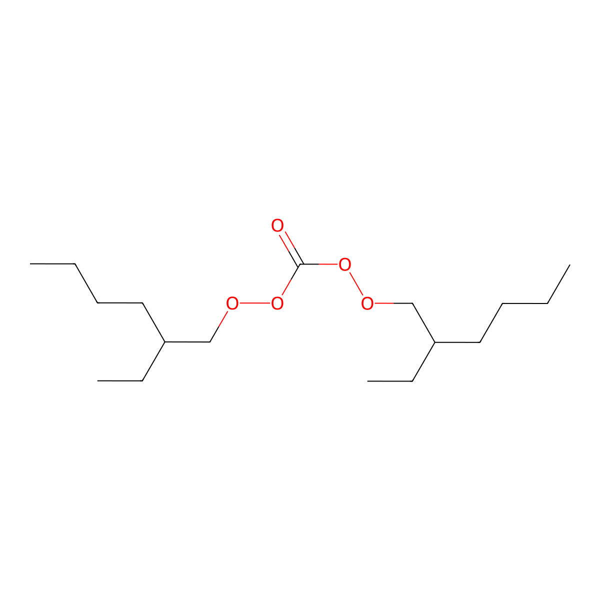 Bis(2-ethylhexyl) diperoxycarbonate molecular structure, CAS 15618-65-2