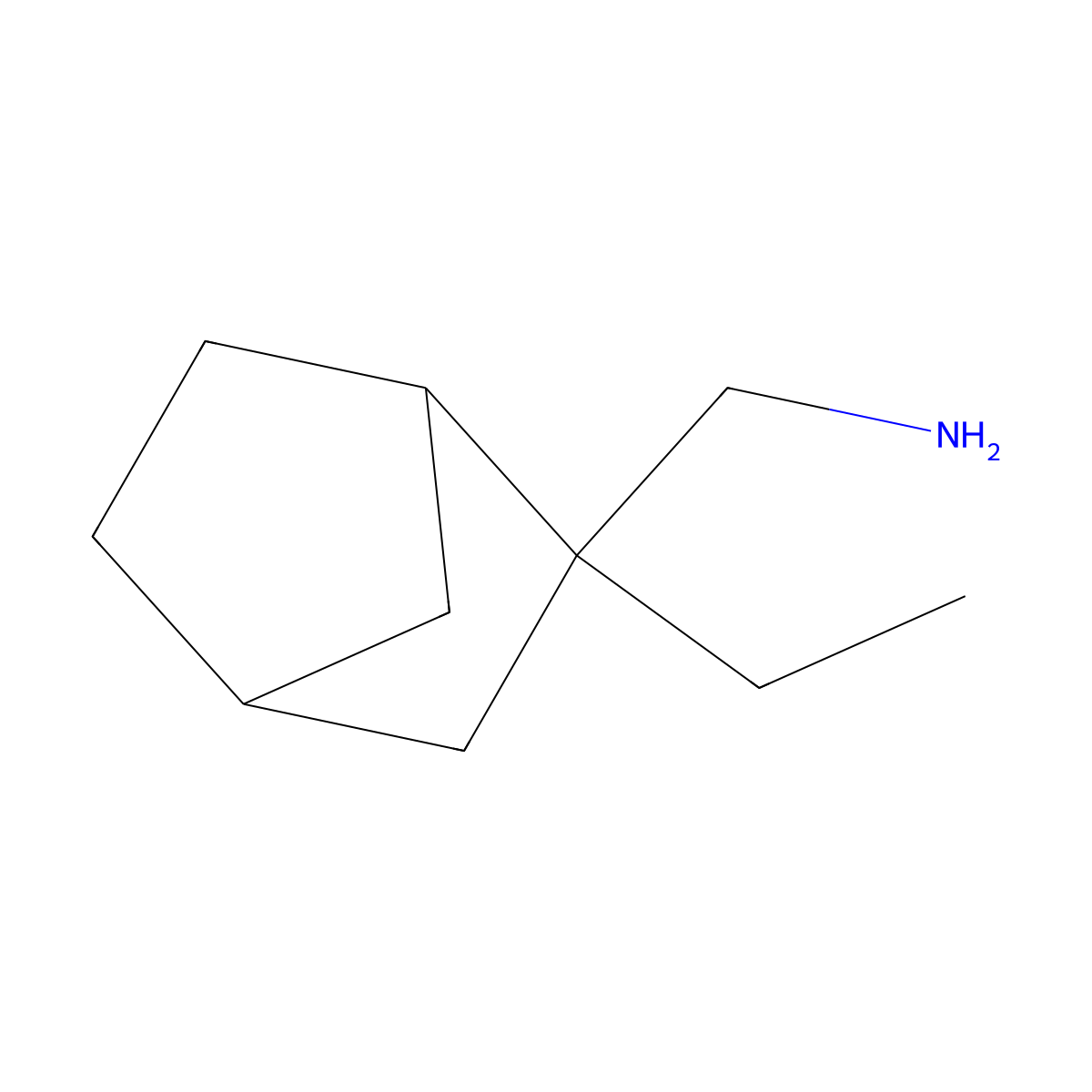 (2-Ethylbicyclo[2.2.1]heptan-2-yl)methanamine molecular structure, CAS 1561971-30-9