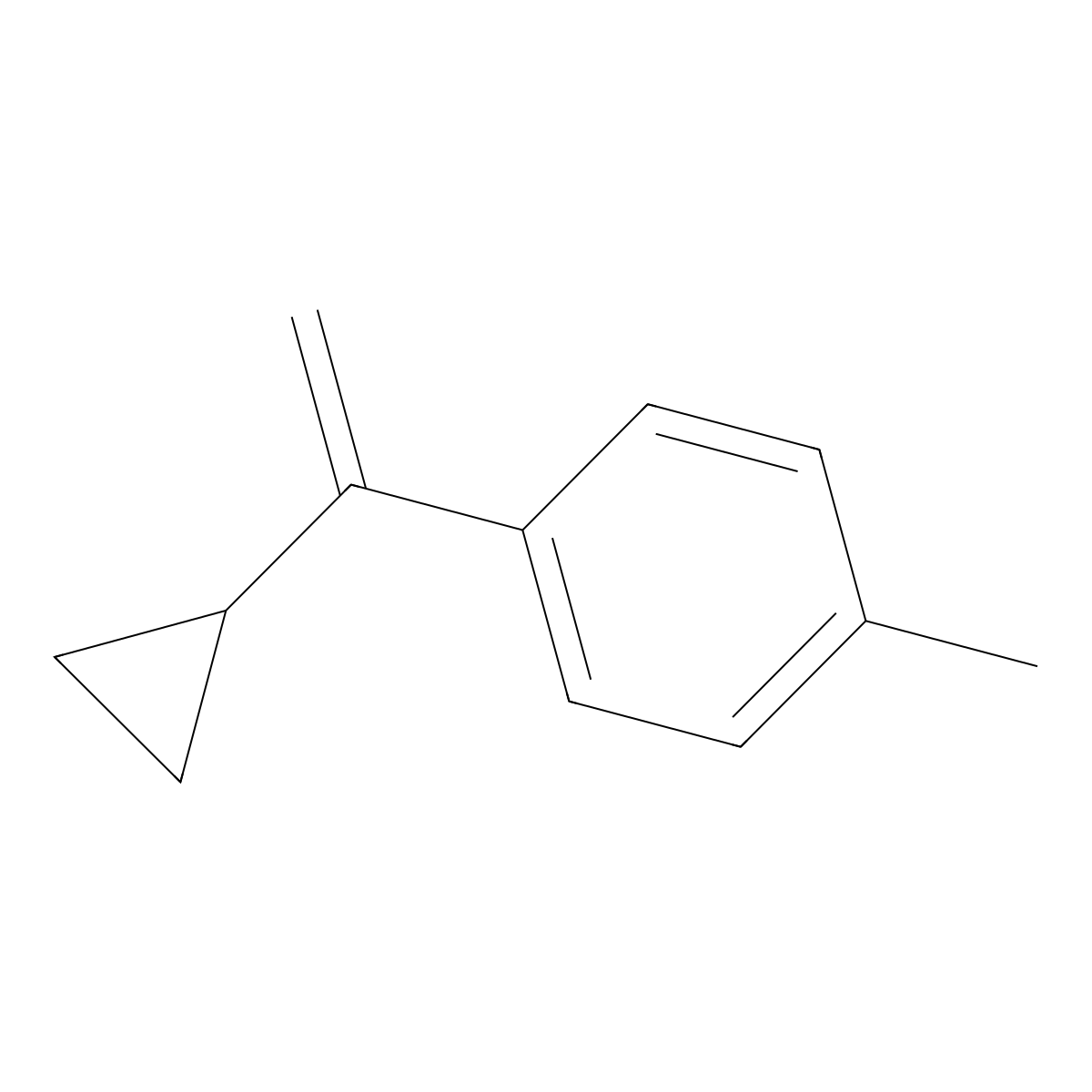 1-(1-Cyclopropylvinyl)-4-methylbenzene molecular structure, CAS 15620-28-7