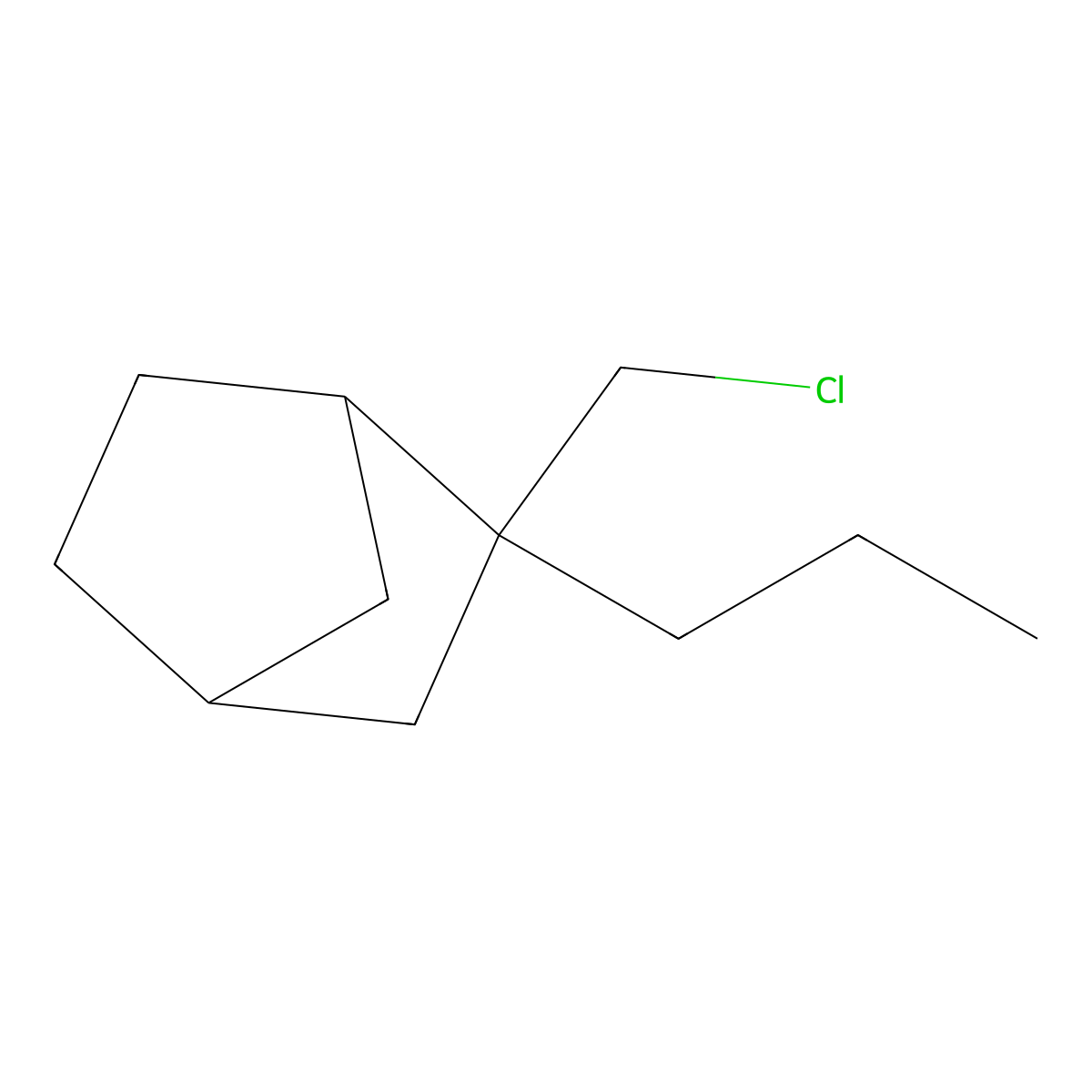 2-(Chloromethyl)-2-propylbicyclo[2.2.1]heptane molecular structure, CAS 1562026-11-2
