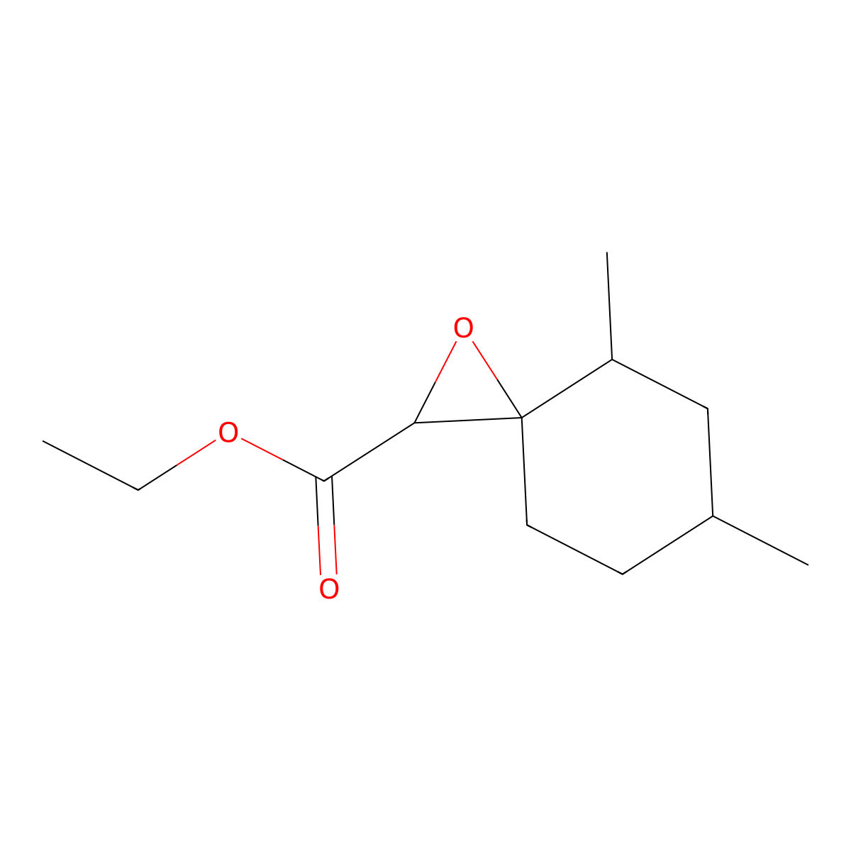 Ethyl 4,6-dimethyl-1-oxaspiro[2.5]octane-2-carboxylate molecular structure, CAS 1562036-51-4