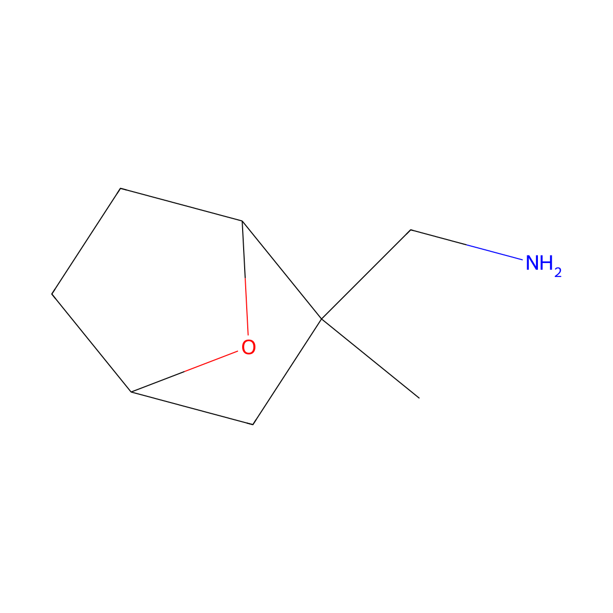{2-Methyl-7-oxabicyclo[2.2.1]heptan-2-yl}methanamine molecular structure, CAS 1562036-73-0