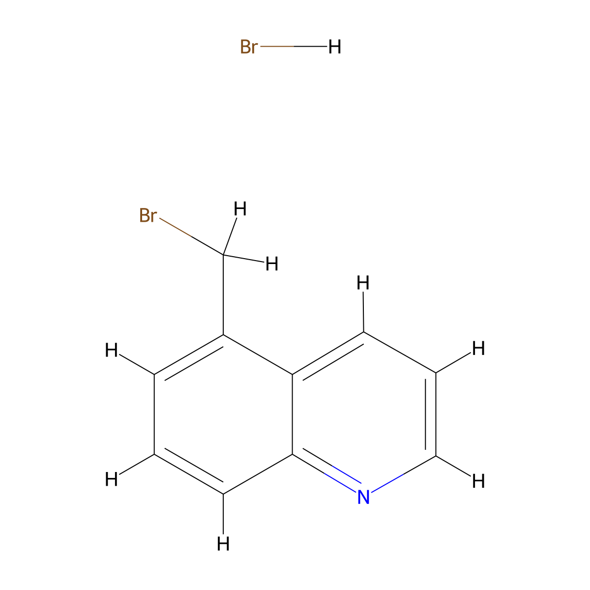 5-(Bromomethyl)quinoline hydrobromide molecular structure, CAS 1562194-63-1