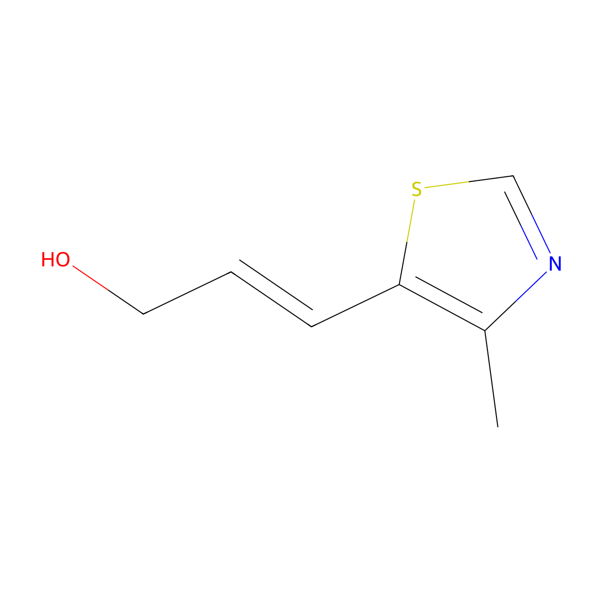 3-(4-Methyl-1,3-thiazol-5-yl)prop-2-en-1-ol molecular structure, CAS 1562244-37-4