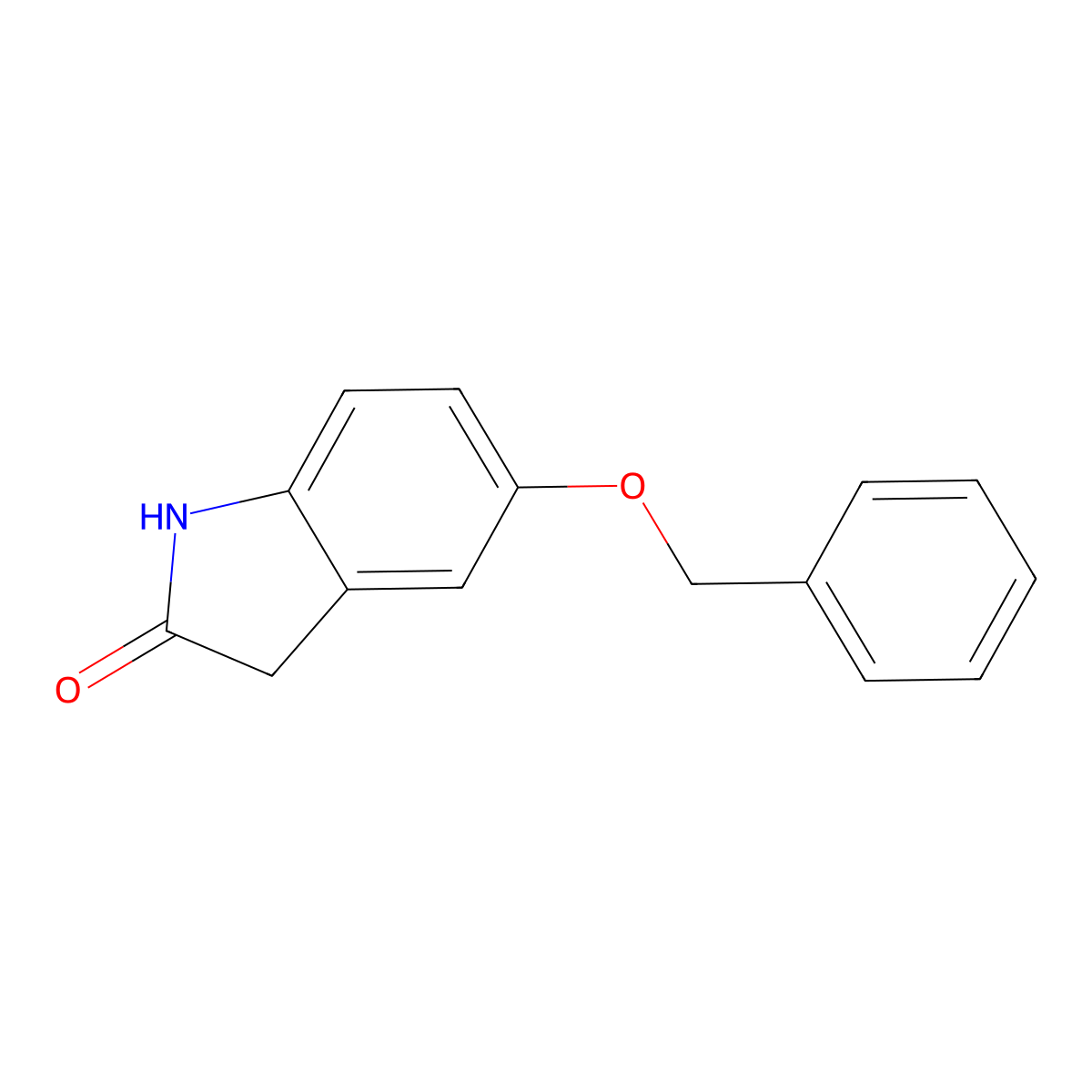 5-(Benzyloxy)indolin-2-one molecular structure, CAS 156232-24-5