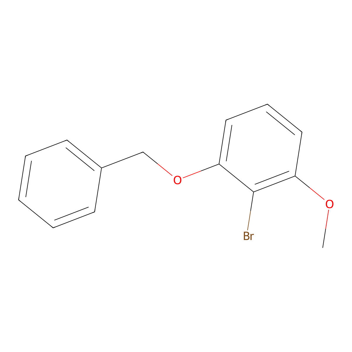 1-(Benzyloxy)-2-bromo-3-methoxybenzene molecular structure, CAS 1562341-38-1