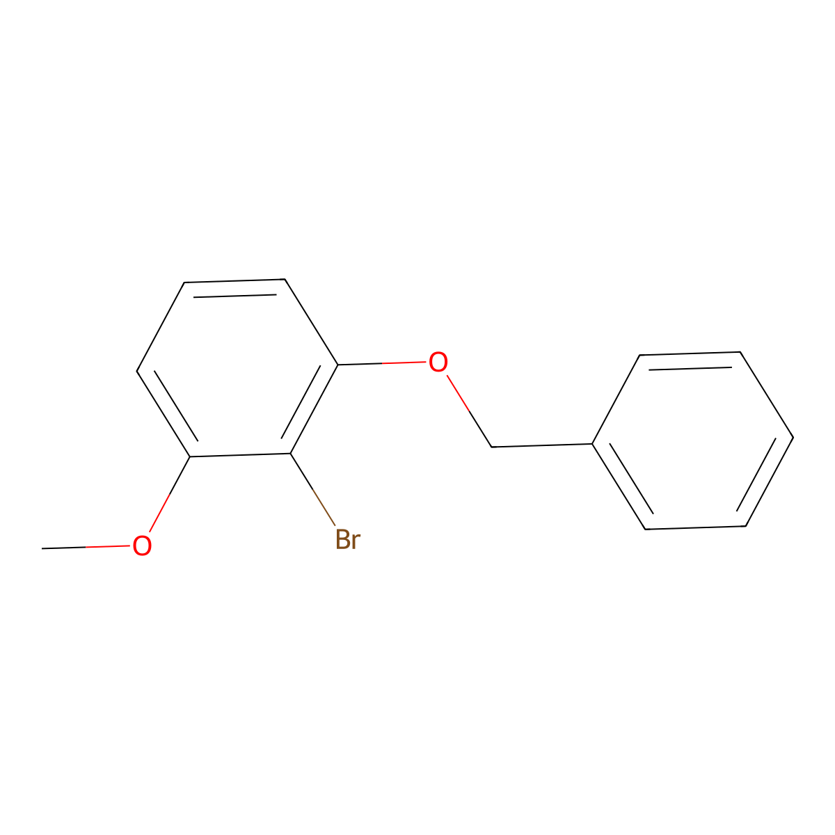 1-(Benzyloxy)-2-bromo-3-methoxybenzene molecular structure, CAS 1562341-38-1