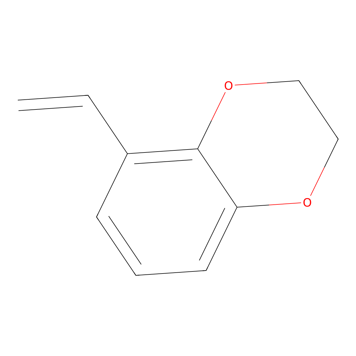 5-Ethenyl-2,3-dihydro-1,4-benzodioxine molecular structure, CAS 1562370-09-5