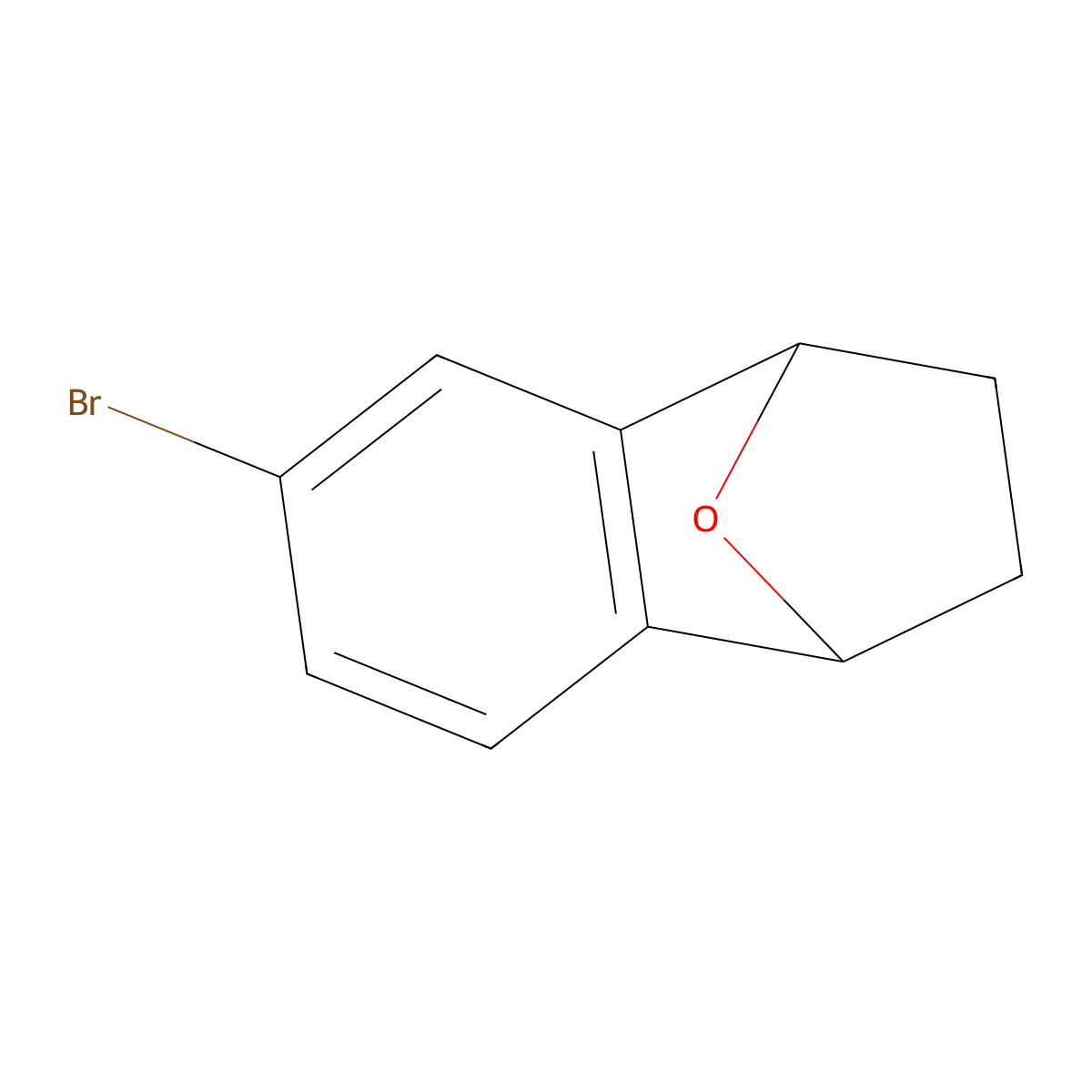 4-Bromo-11-oxatricyclo[6.2.1.0,2,7]undeca-2,4,6-triene molecular structure, CAS 1562418-91-0