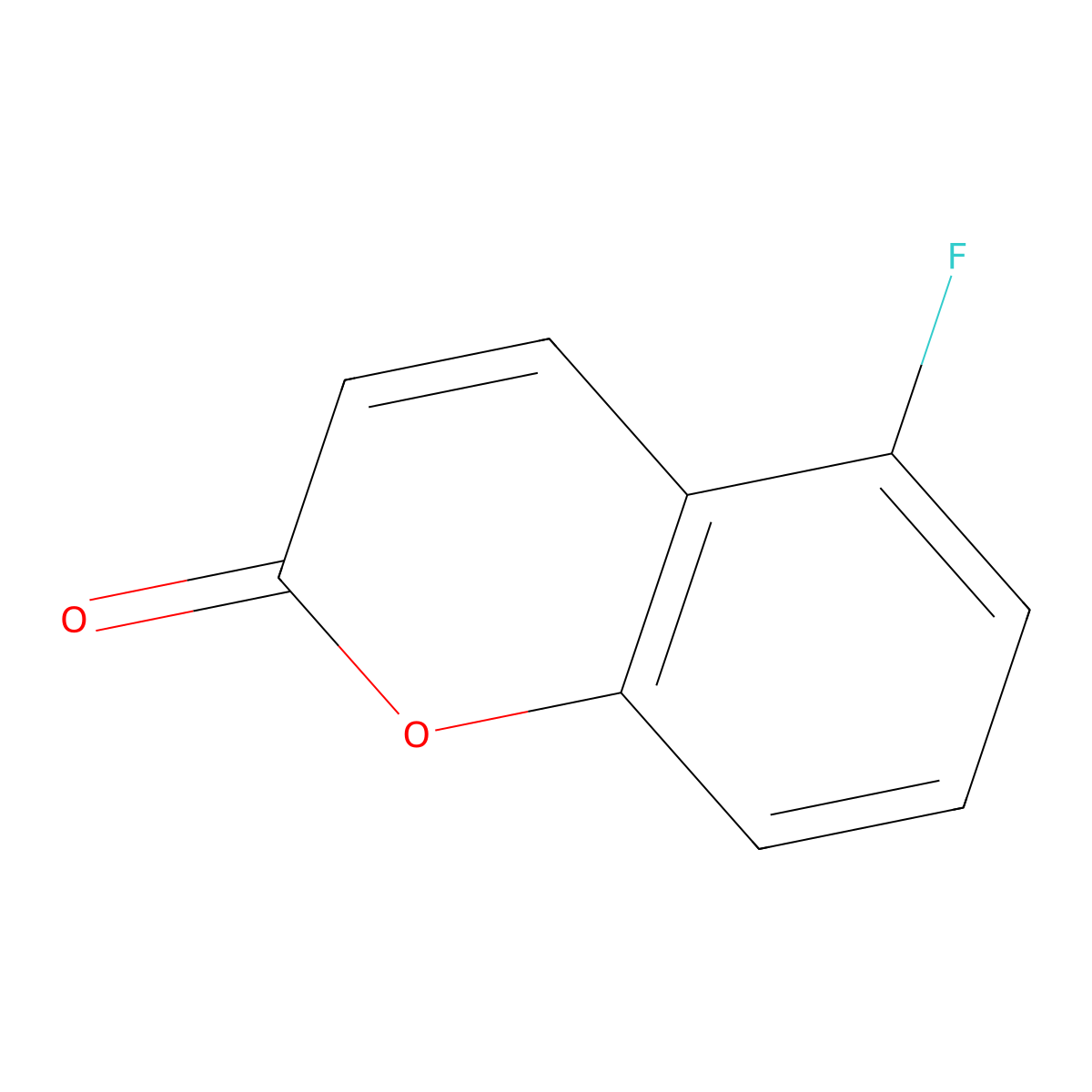 5-Fluoro-2H-chromen-2-one molecular structure, CAS 1562426-94-1