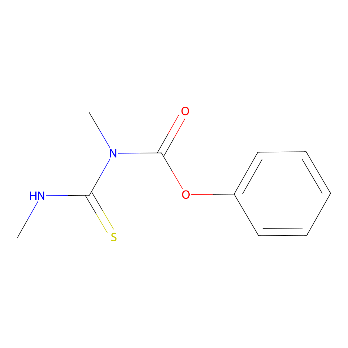 Phenyl methyl(methylcarbamothioyl)carbamate molecular structure, CAS 1562489-90-0