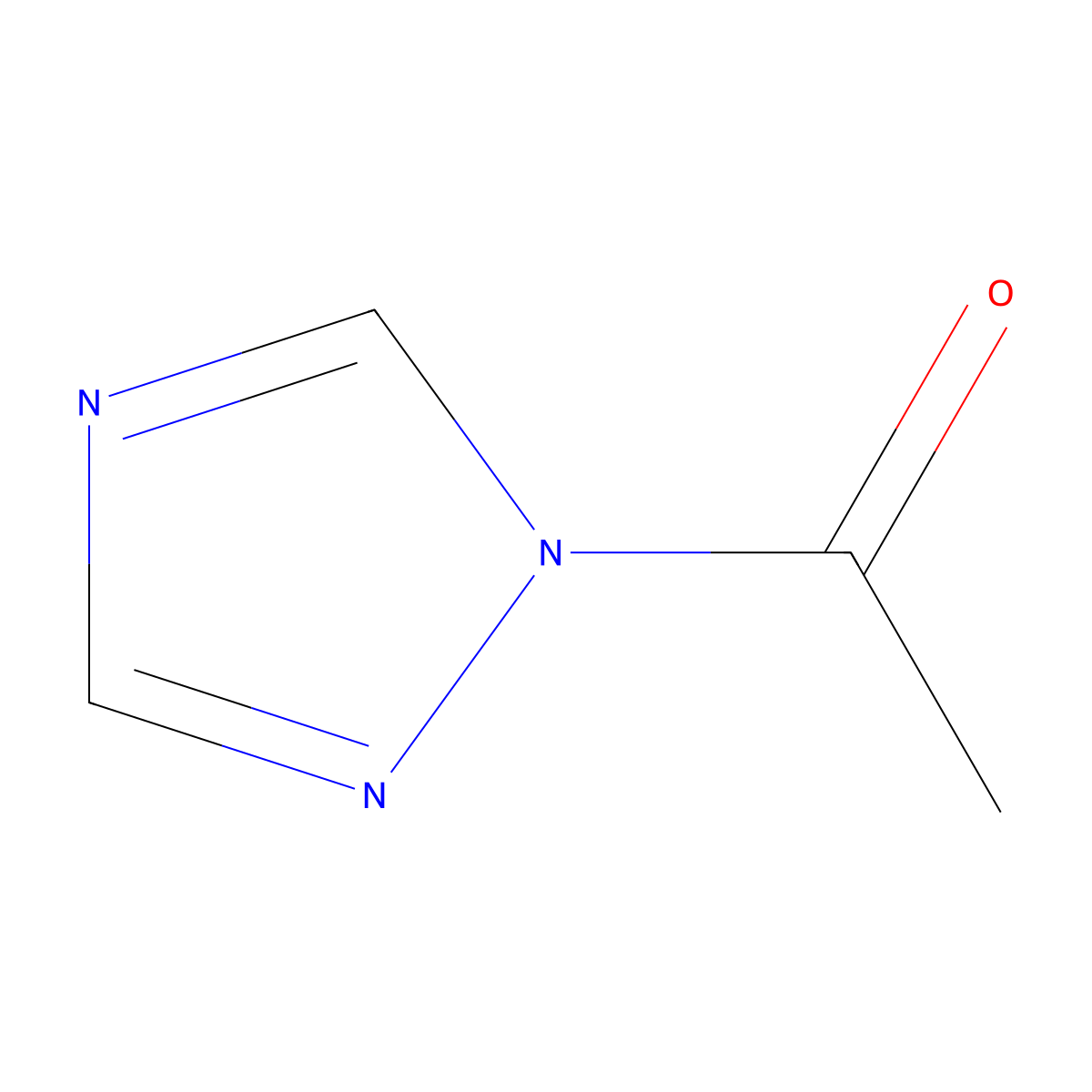 1-Acetyl-1,2,4-triazole molecular structure, CAS 15625-88-4