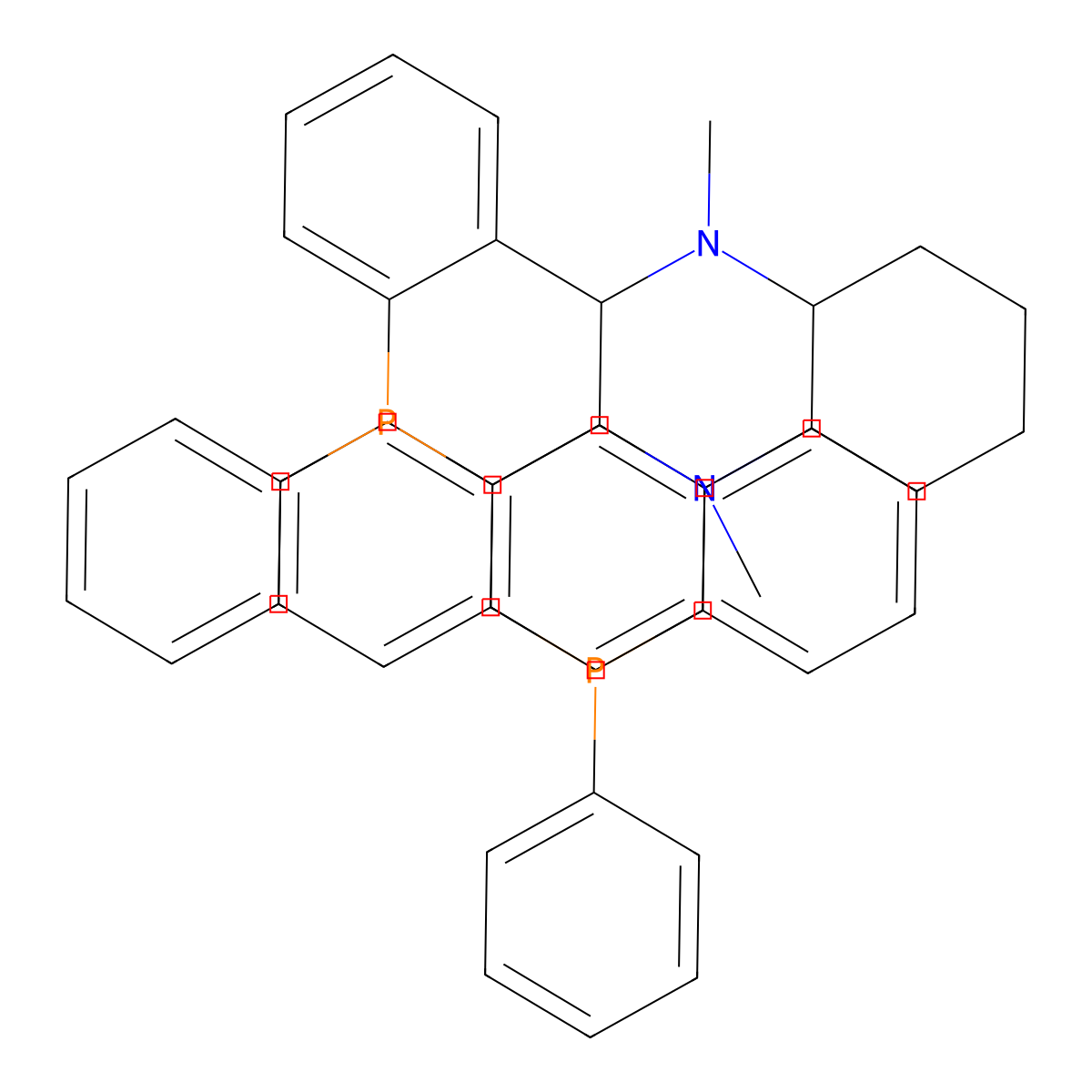 (2S,3S,4aR,8aR)-2,3-Bis[2-(diphenylphosphino)phenyl]-1,4-dimethyldecahydroquinoxaline molecular structure, CAS 1562581-18-3