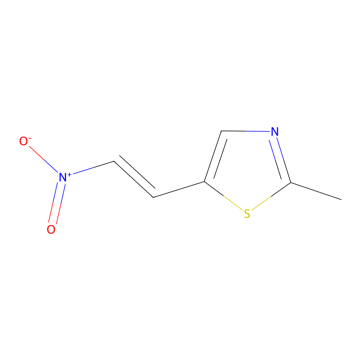 (E)-2-Methyl-5-(2-nitrovinyl)thiazole molecular structure, CAS 1562586-99-5