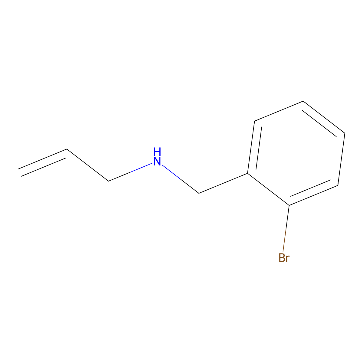 [(2-Bromophenyl)methyl](prop-2-en-1-yl)amine molecular structure, CAS 156271-35-1