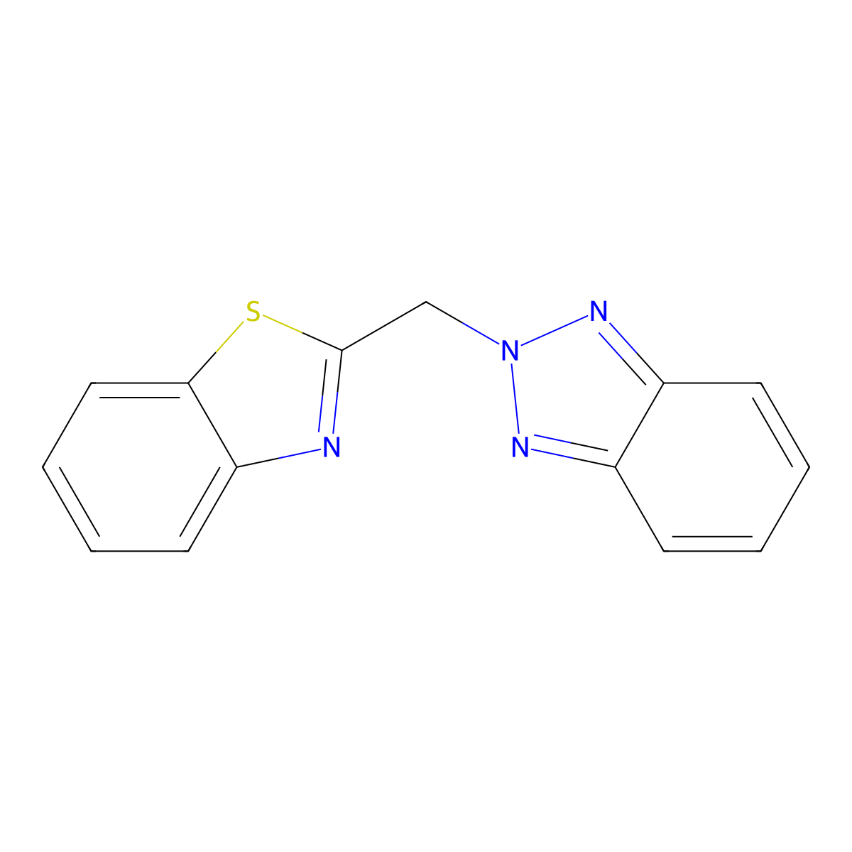 2-(1,3-Benzothiazol-2-ylmethyl)-2H-1,2,3-benzotriazole molecular structure, CAS 156272-78-5