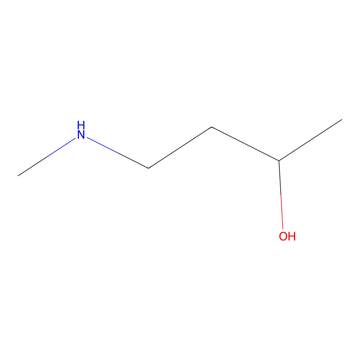 (2S)-4-(methylamino)butan-2-ol molecular structure, CAS 156298-91-8