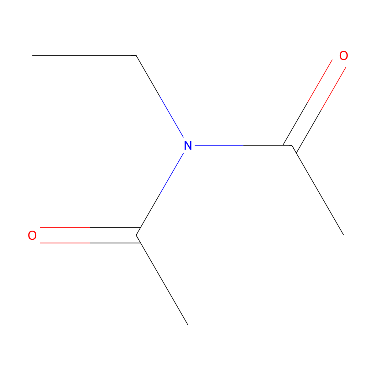 N-Acetyl-N-ethylacetamide molecular structure, CAS 1563-83-3