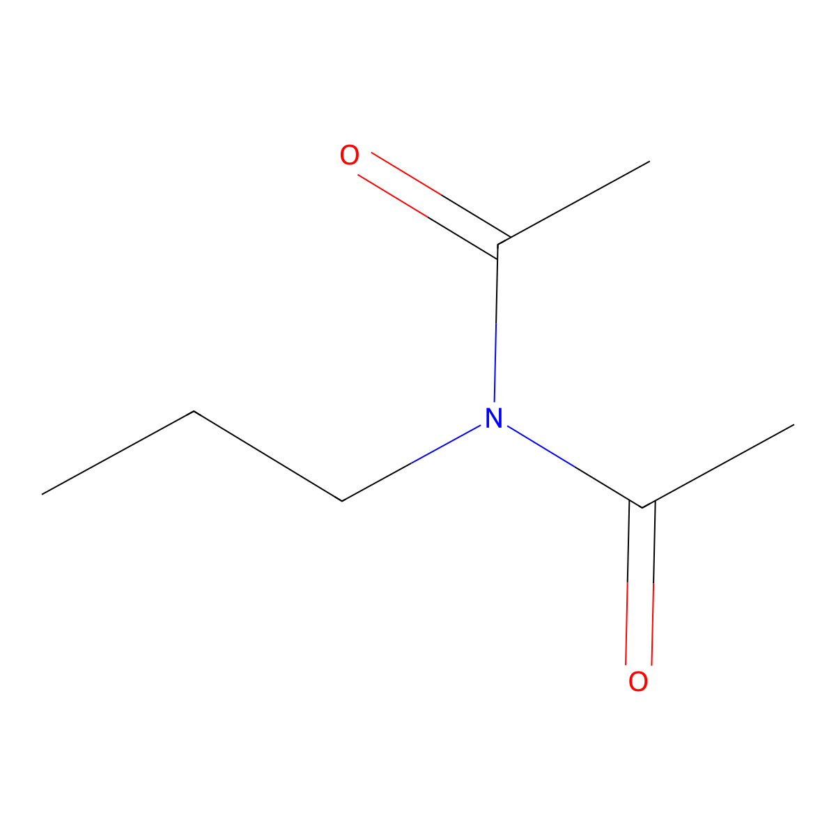 N-Acetyl-N-propylacetamide molecular structure, CAS 1563-84-4