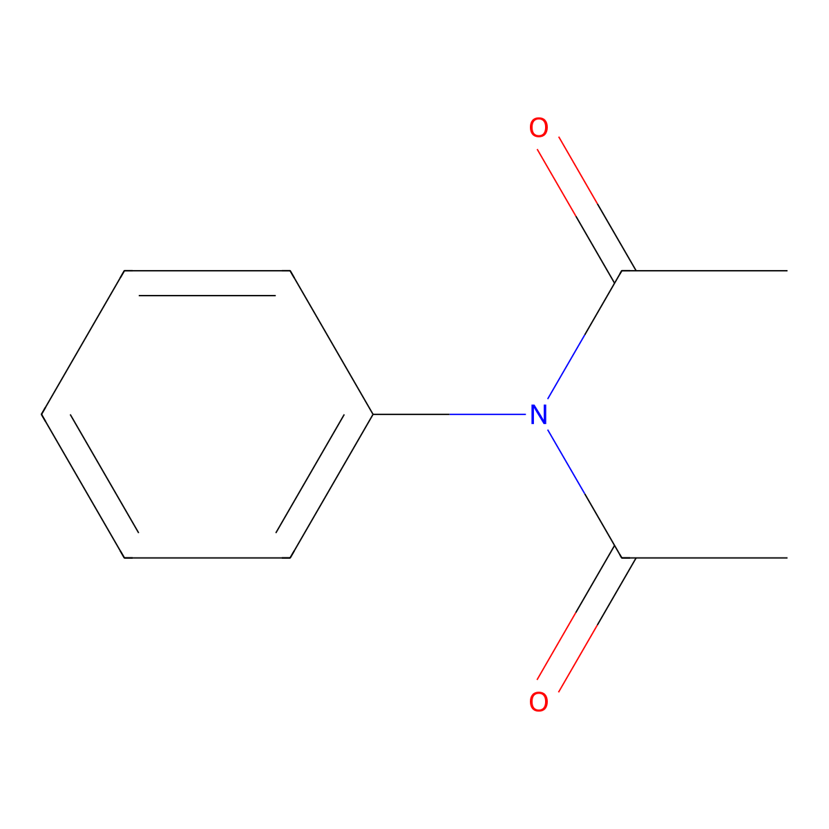 Acetamide, N-acetyl-N-phenyl- molecular structure, CAS 1563-87-7