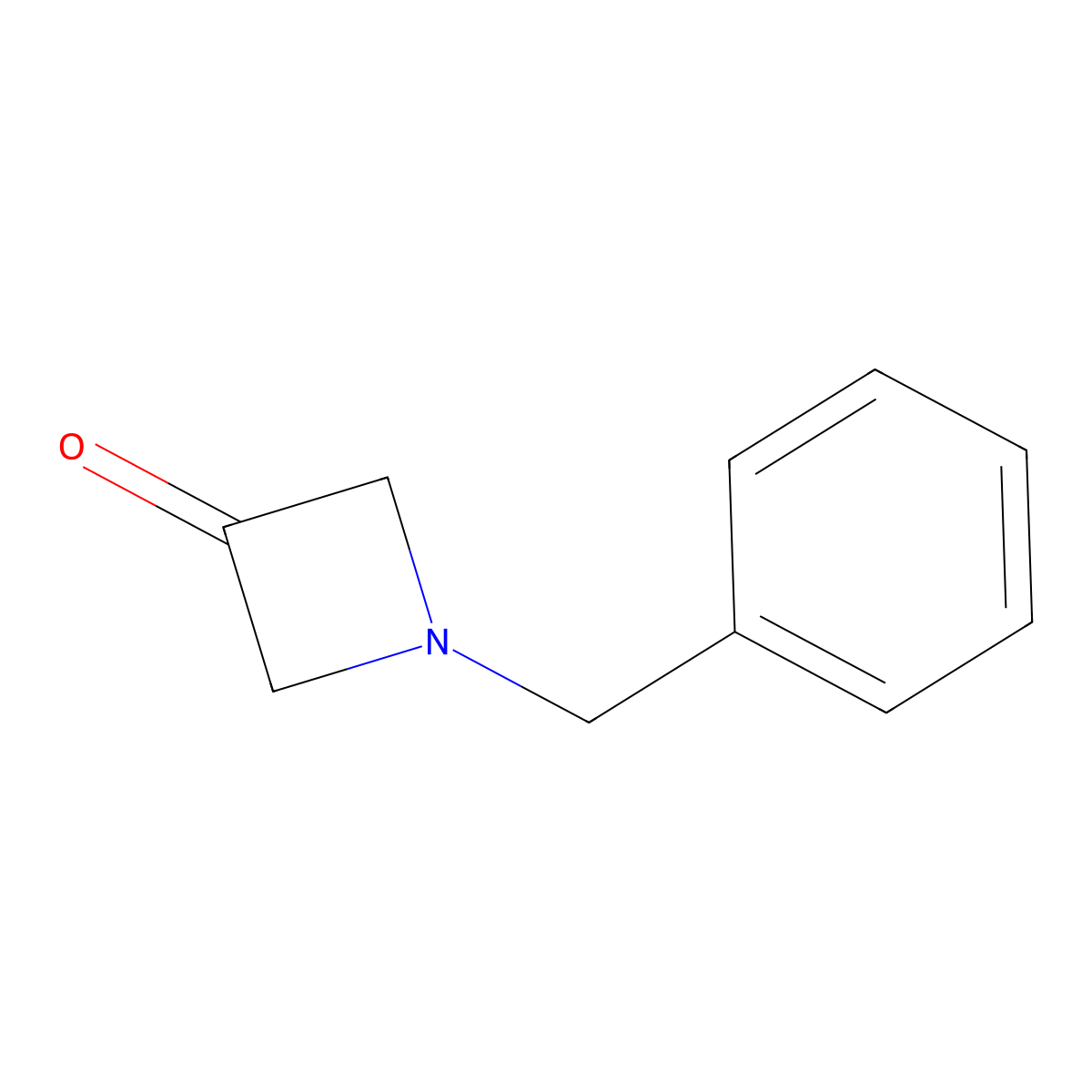 1-Benzylazetidin-3-one molecular structure, CAS 156303-83-2