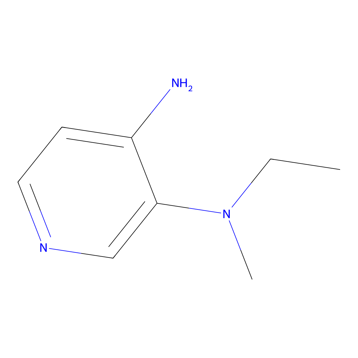 4-Amino-3-(methylethylamino)pyridine molecular structure, CAS 1563528-88-0
