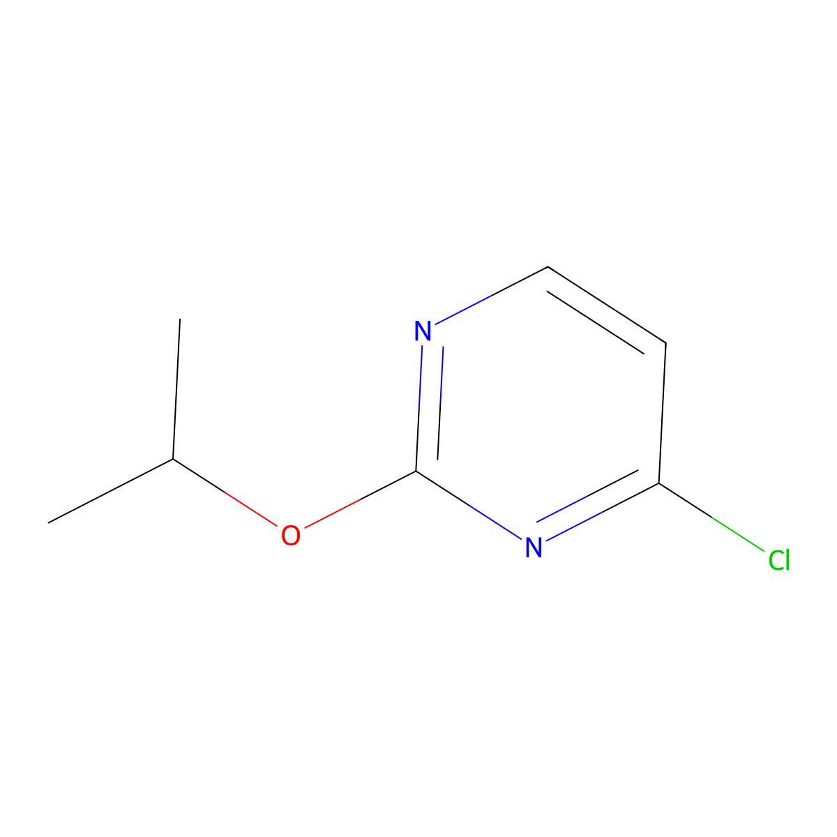 4-Chloro-2-(iso-propoxy)pyrimidine molecular structure, CAS 1563529-93-0