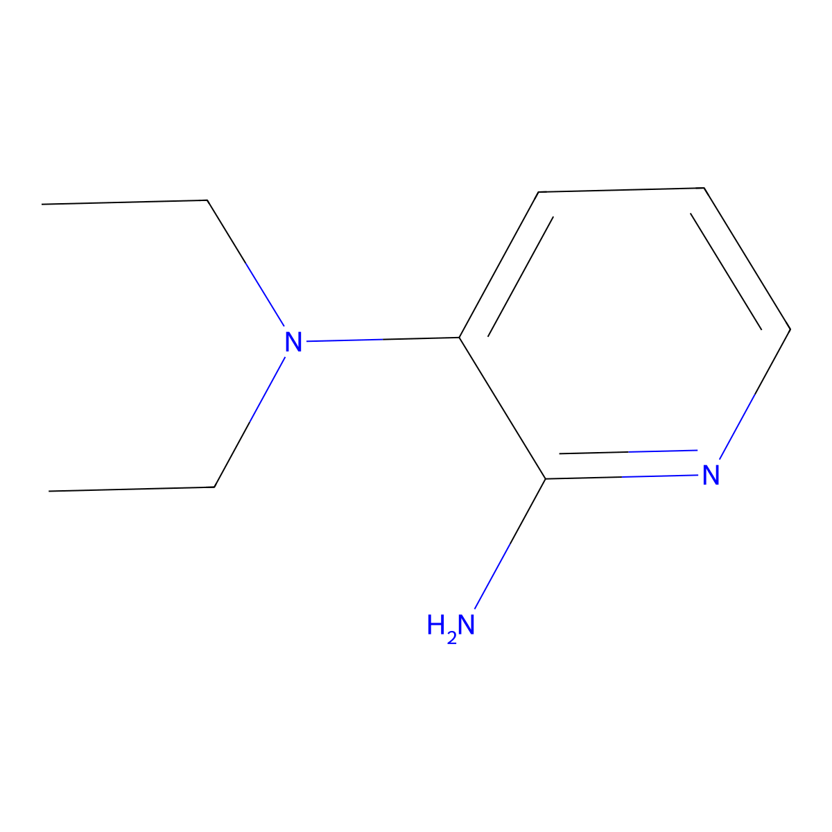 2-Amino-3-(diethylamino)pyridine molecular structure, CAS 1563530-86-8