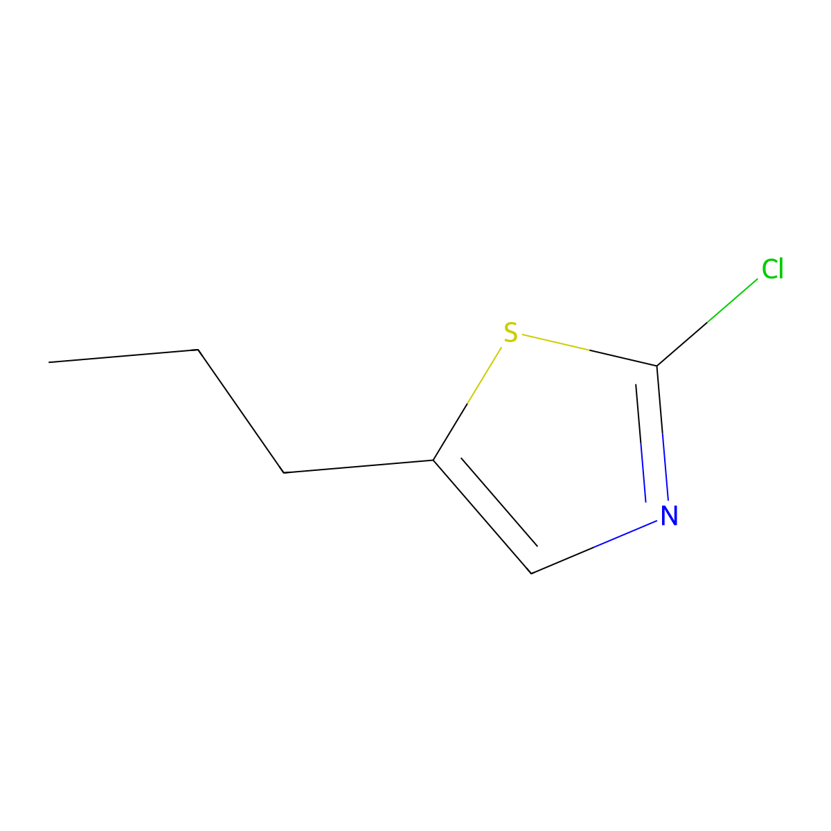 2-Chloro-5-(n-propyl)thiazole molecular structure, CAS 1563531-35-0