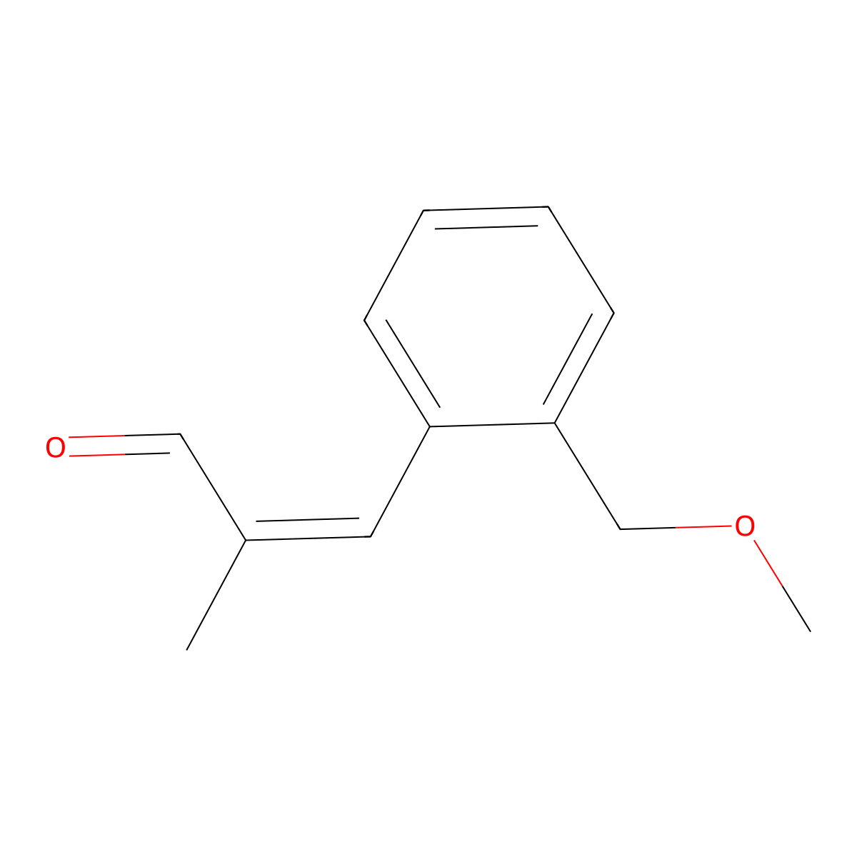 3-[2-(Methoxymethyl)phenyl]-2-methylprop-2-enal molecular structure, CAS 1563755-20-3