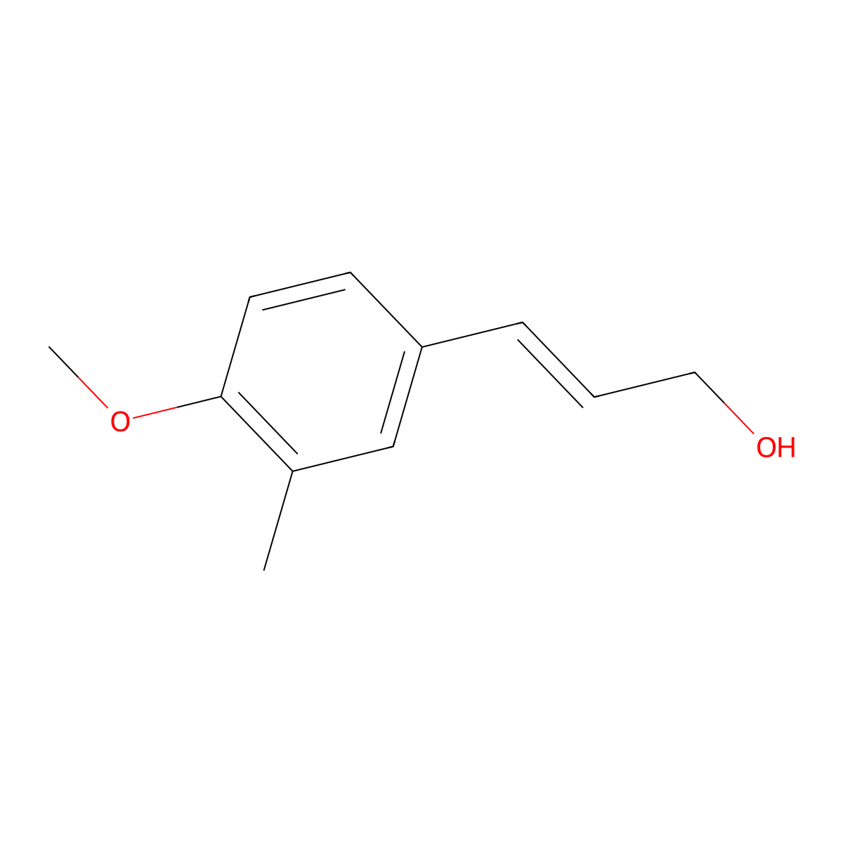 3-(4-Methoxy-3-methylphenyl)prop-2-en-1-ol molecular structure, CAS 1563963-39-2