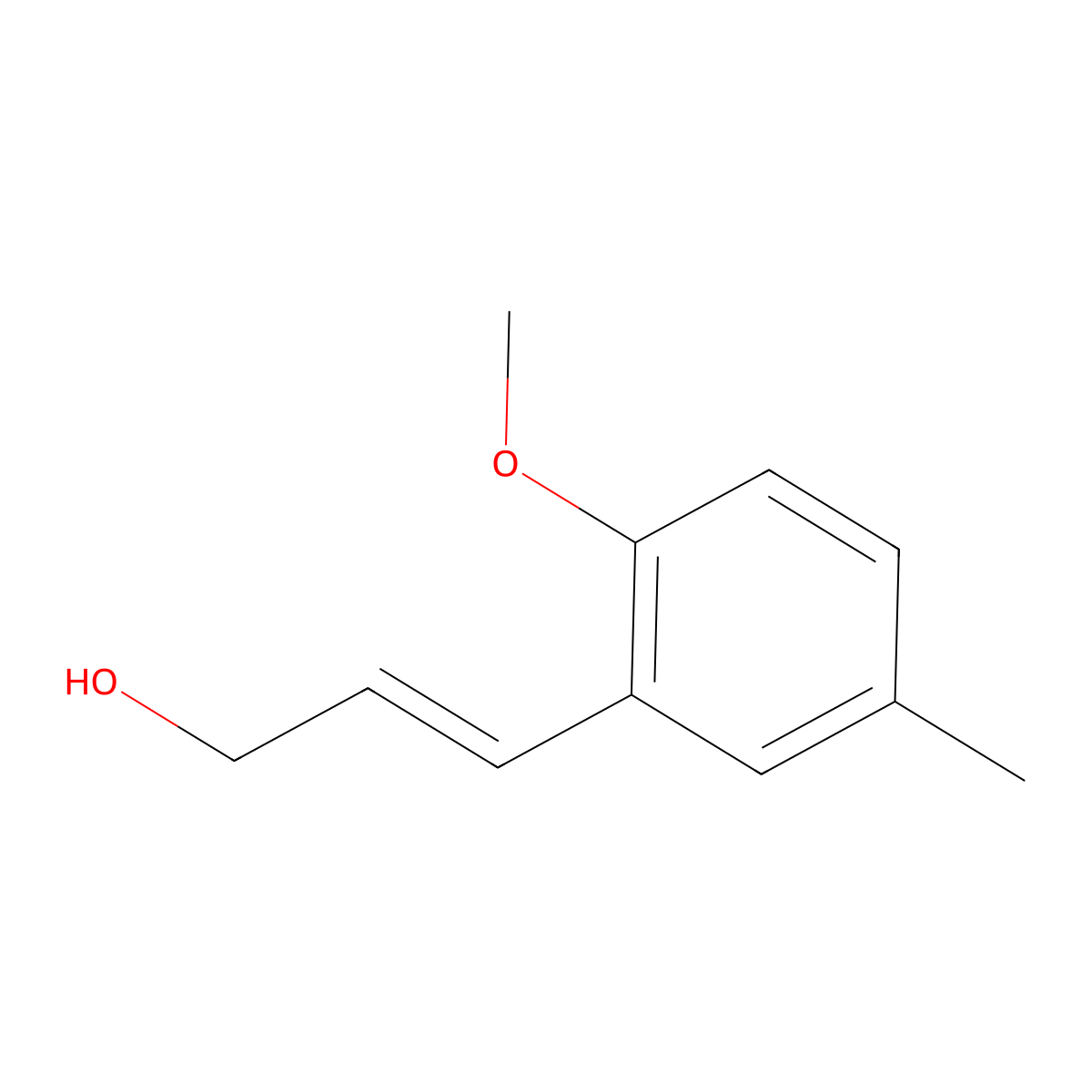 3-(2-Methoxy-5-methylphenyl)prop-2-en-1-ol molecular structure, CAS 1564002-18-1