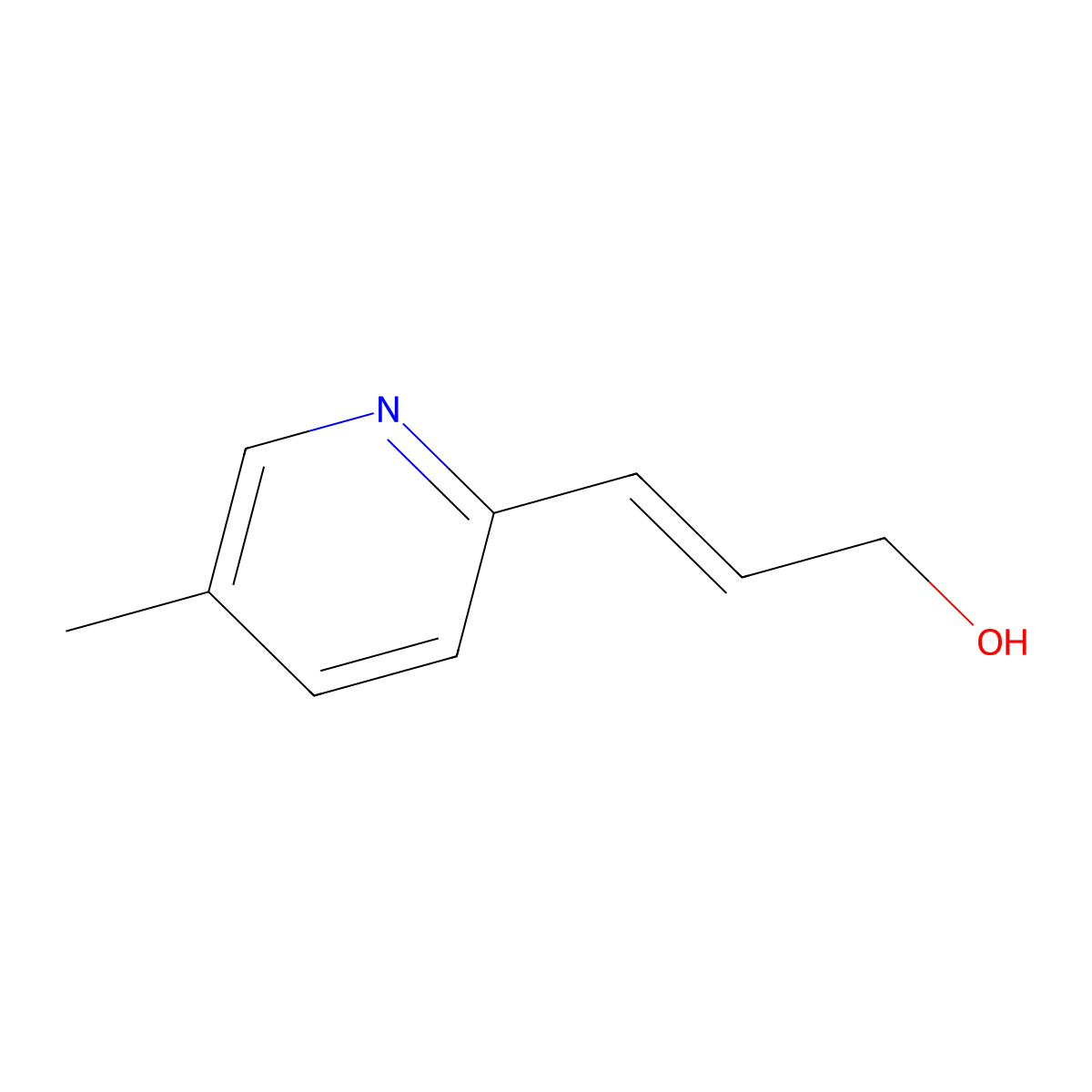 3-(5-Methylpyridin-2-yl)prop-2-en-1-ol molecular structure, CAS 1564041-18-4