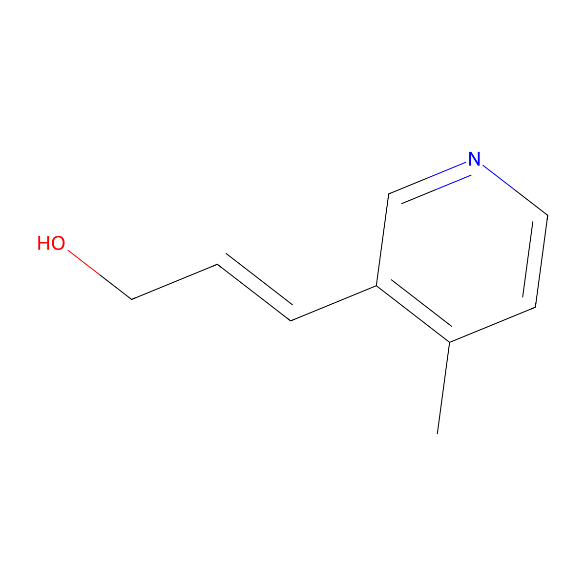 3-(4-Methylpyridin-3-yl)prop-2-en-1-ol molecular structure, CAS 1564059-97-7