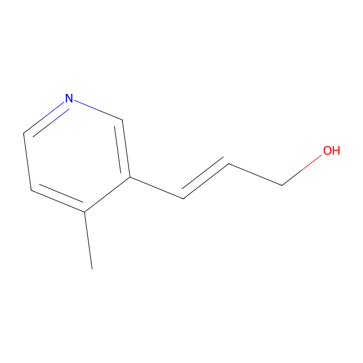 3-(4-Methylpyridin-3-yl)prop-2-en-1-ol molecular structure, CAS 1564059-97-7