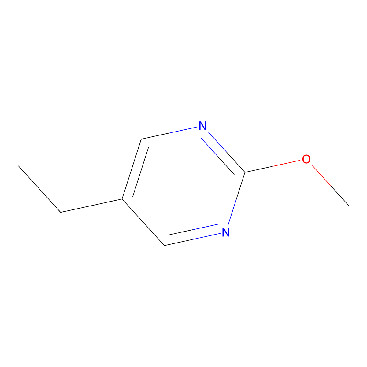 5-Ethyl-2-methoxypyrimidine molecular structure, CAS 156419-94-2
