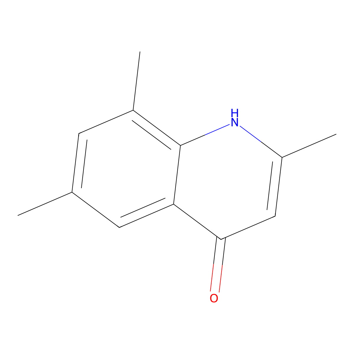 2,6,8-Trimethylquinolin-4-ol molecular structure, CAS 15644-93-6
