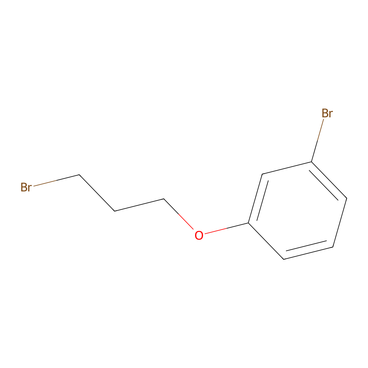 1-Bromo-3-(3-bromopropoxy)benzene molecular structure, CAS 156450-01-0